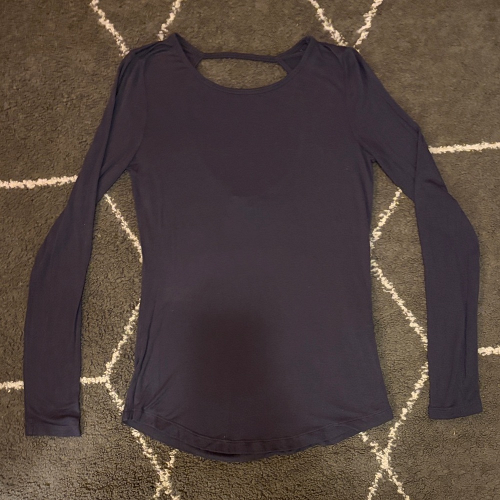 Forever 21 Navy Long Sleeve Top